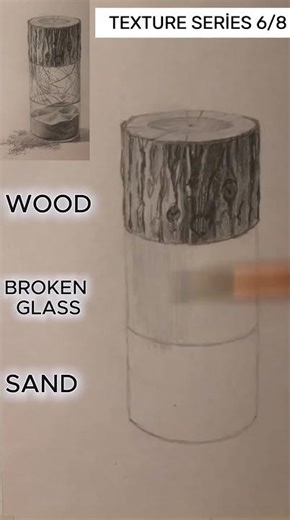 How to Draw Textures with Pencil #shorts