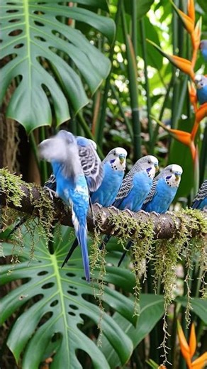 parakeets birds