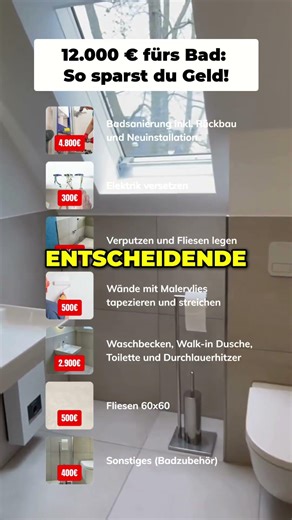 How much does a new bathroom really cost? 🏠💸 #bathroomrenovation