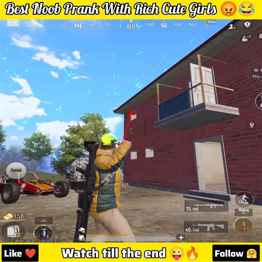 11K views · 295 reactions | Random rich cute girls vs noob | Chal nikal noob | Best noob prank ever in pubg mobile and bgmi . . . #pubgmobile #pubg #bgmi #bgmilive #bgmilovers #prank #girls #iamnoob #virals | I am noob | Facebook