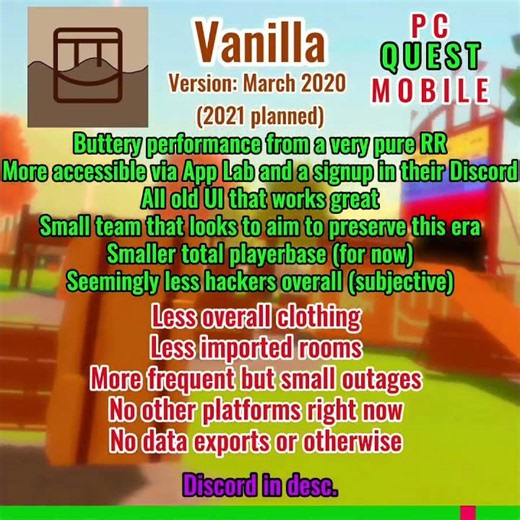Radium and Vanilla comparison (RR alternates) #recroom #radium #vanilla