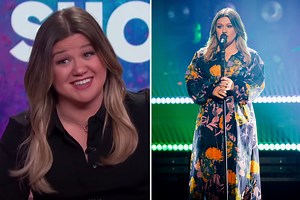 Kelly Clarkson once POOPED in trash can midway through live performance