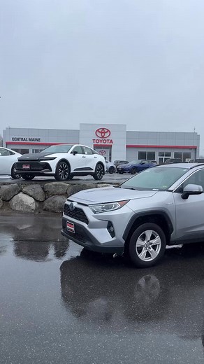 Happy Tuesday! Come check out this 2021 RAV4 hybrid! | Central Maine Toyota