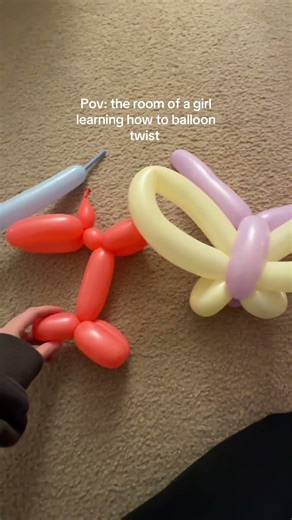 Balloon twisting is actually sm fun!