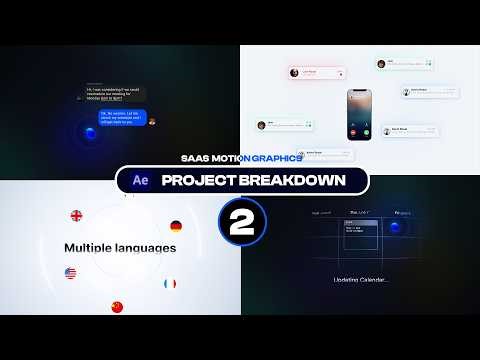 Saas Motion Graphics Full tutorial & Project breakdown - A1 Mobile PART 2