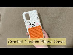 Crochet Phone Cover/ Crochet phone case for any size - Quick and Easy Tutorial 简易制作钩针手机保护套教程