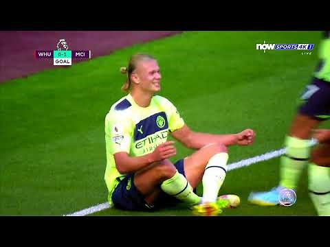 Haaland Celebration vs West Ham 2160p 60fps | Haaland Celebration 4K | FreeClips4K | Clip For Edit