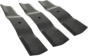 Grasshopper Set of 3 Mower 15" Medium-Lift Lawn Mower Blades, GrassMax Blade System, for All 42" & 44" Duramax Decks, OEM Part 320231. Recommended for PowerVac Collection Systems