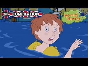Swimming Struggles & Poolside Panic 🏊Horrid Henry FULL EPISODE Compilation | ZeeKay British Cartoons