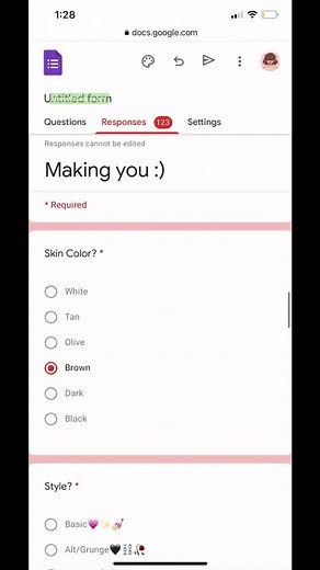 #picrew #pfp #makingyou #makingpicrew #oc #character #googleforms #makingyouapicrew #linkinbio