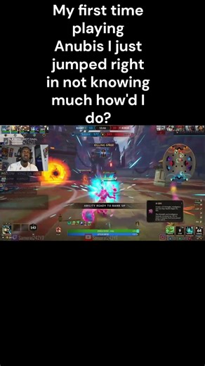 SMITE 2 My First Time Playing Anubis How'd I do?#smite #smite2 #youtubeshorts #twitch