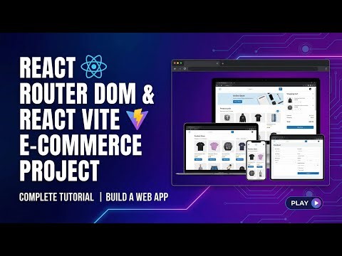 React Router Dom with e-commerce web application