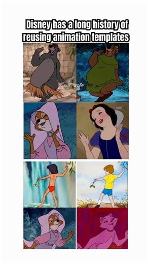 Disney Reusing Animation