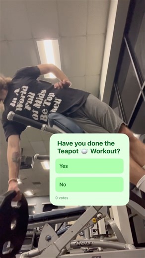 Have You Done the Teapot 🫖 Workout?