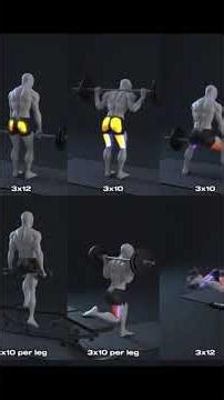 GLUTES vs HAMSTRINGS in RDLS #shorts