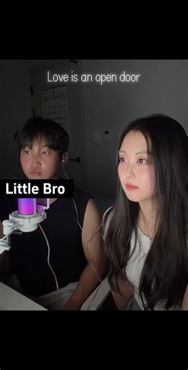 Love Is an Open Door duet #duet #cover #노래커버 #남매 #fyp