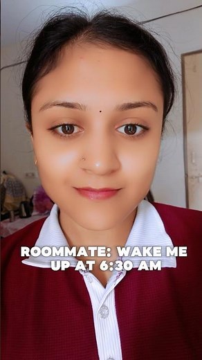 When my roommate wants me to wake her up early 😂😂#RoommateComedy #RelatableReel #FunnyMoments