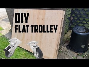 Make Your Own Flat Trolley From Pallet Wood DIY Project