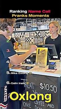 Ranking Name Call Pranks #ranking #pranks #funny