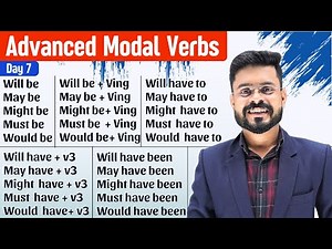 Day 7 | Advanced Modal Verb in English | All Modal Verbs | English Speaking Practice