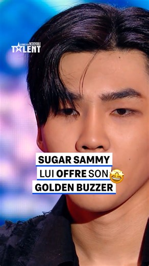 707K views · 13K reactions | "Ce serait criminel aujourd'hui de ne pas vous donner..."  Très impressionné par son numéro de magie, SUGAR SAMMY décide de lui donner son Golden Buzzer ! La France a un incroyable talent, disponible en streaming sur M6+ | La France a un incroyable talent | Facebook