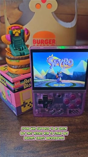 Spyro Playstation 1 On The Miyoo Mini Plus Retro Gaming Handheld 🕹🐲 Year 2000