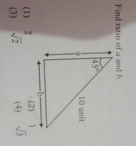 Find ratio of a and b.... | Filo
