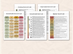 Mental Health Check-in Scales to Identify Emotions in Therapy Sessions, Depression, Anxiety, Bipolar, Trauma and Crisis Therapy Worksheets - Etsy