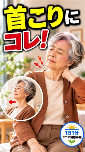 首が前に出ていませんか？シニアにおすすめの簡単1分運動