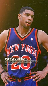 Allan Houston’s jumpshot was PURE 🎯 #allballbaby #allanhouston #newyorkknicks | ALL BALL BABY