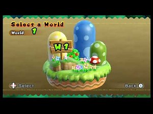I'm trying out New Super Mario Bros Wii (World 1)