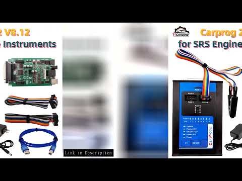 Carprog 2 V8.12 Smart Programming Car Prog II for Airbag SRS Reset Crash Data Immo Off Engine Instru
