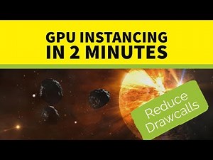 Unity3D - 2 Minute Tips - Use GPU Instancing to reduce drawcalls when batching won't