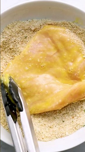 Parmesan Crusted Chicken #recipe #food