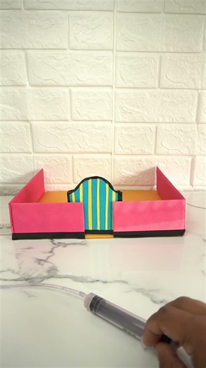 HYDRAULIC GATE WORKING MODEL - Easy Science Project for School Exhibition | The4Pillars