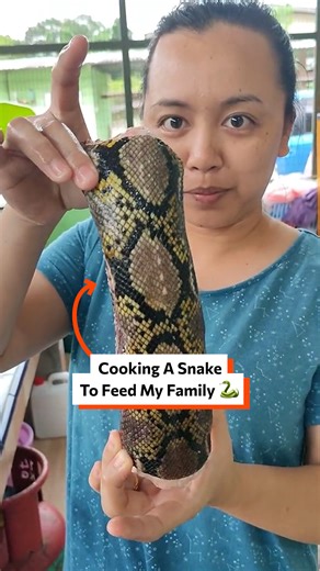 Cooking a snake to feed my family 🐍 | Twisted