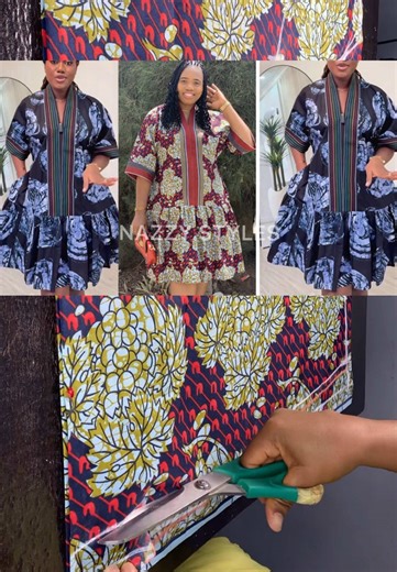 Sew Your Own Bubu Dress with Aso Oke Neckline