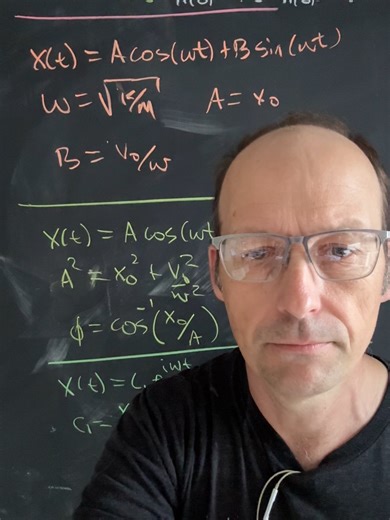 three solutions for simple harmonic motion#learningontiktok #physics #math #tiktoklearningcampaign