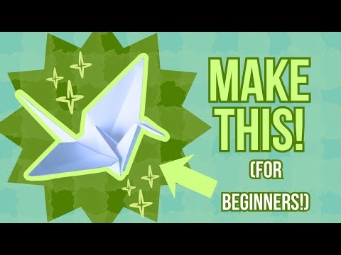 How to Make a Paper Crane - Origami Easy Tutorial