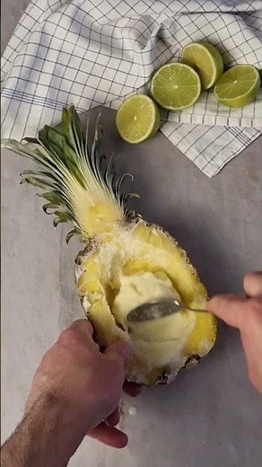 Pineapple Dessert in a Real Pineapple 🍍 So Refreshing!