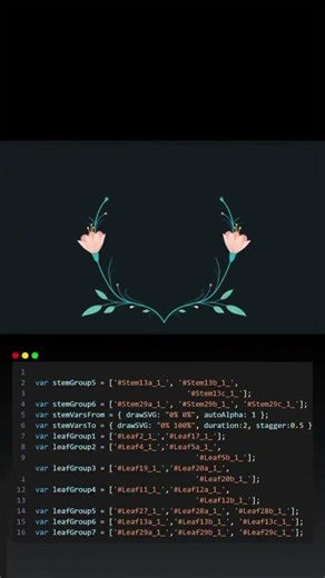 Flower Animation using HTML, CSS and JavaScript