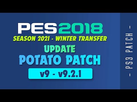 Instal Update PES 2018 Potato Patch Winter Transfer 2021 | PS3 Patch