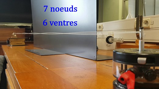 Animation 02 : onde stationnaire/corde vibrante expérimental