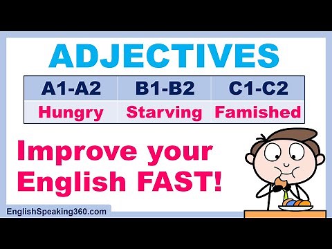 IMPROVE your ENGLISH FAST with higher-level ADJECTIVES. Speak better English INSTANTLY!