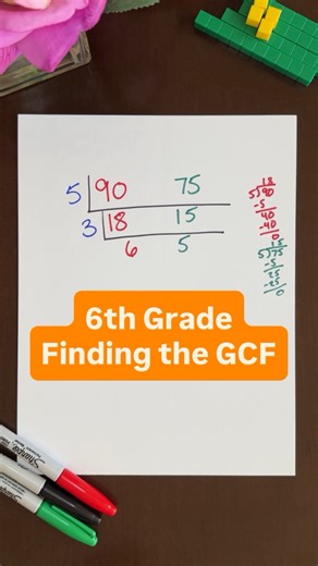 😍 Have you ever used a Factor Ladder to find the Greatest Common Factor? I love how it organizes the process of finding the factors, and lines up the common factors on the left side of the ladder. And as an algebra teacher, I see how this is setting students up to understand factoring polynomials! If you want to know more about Factor Ladders, look for my video on Prime Factorization. It should be the video just before this one on my page. And thank you to everyone that told me you call this a 
