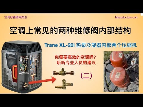 Trane XL 20i High Efficient Heat Pump (2) Two compressors inside the outdoor unit