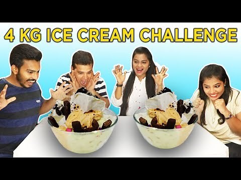 4 Kg ICE-CREAM Eating Challenge | 4 Family Pack IceCream Eating Challenge |4 kg आइसक्रीम चॅलेंज