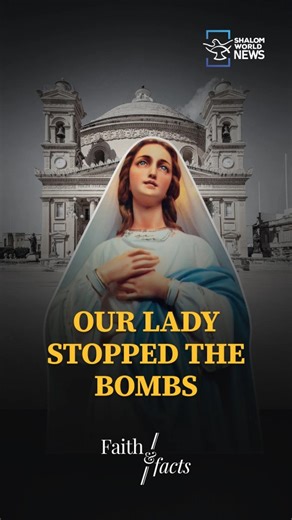 During World War II, a bomb crashed through the roof of the Mosta Church in Malta—but it didn’t explode. Witness the incredible Mosta Bomb Miracle, when faith and fate collided, and faith emerged victorious. Watch Faith & Facts now to uncover the story behind this astonishing event! #WorldWarII #bomb #Mosta #Church #Malta #explode | Shalom World News