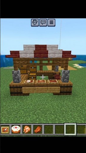 minecraft food Shop build 😮