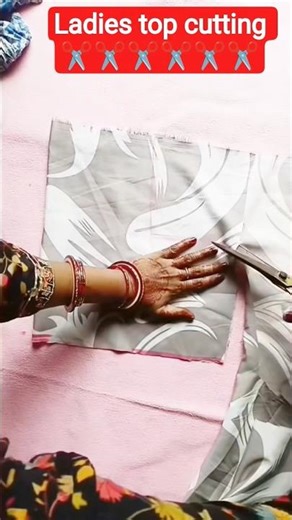 ladies top cutting ✂️#shortvideo #fashion #1million